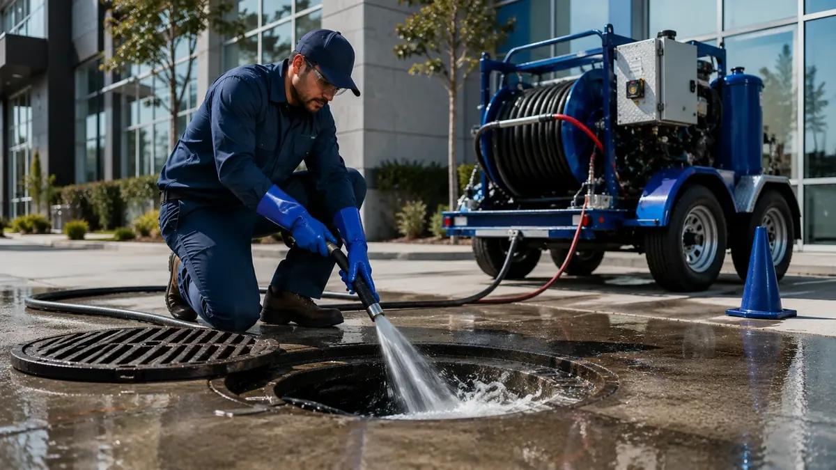 Commercial Hydro Jet Drain Cleaning in Sylmar