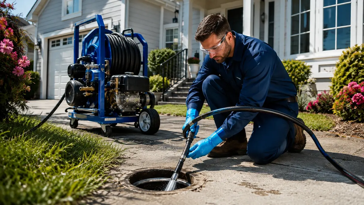Residential Hydro Jet Drain Cleaning in Sylmar